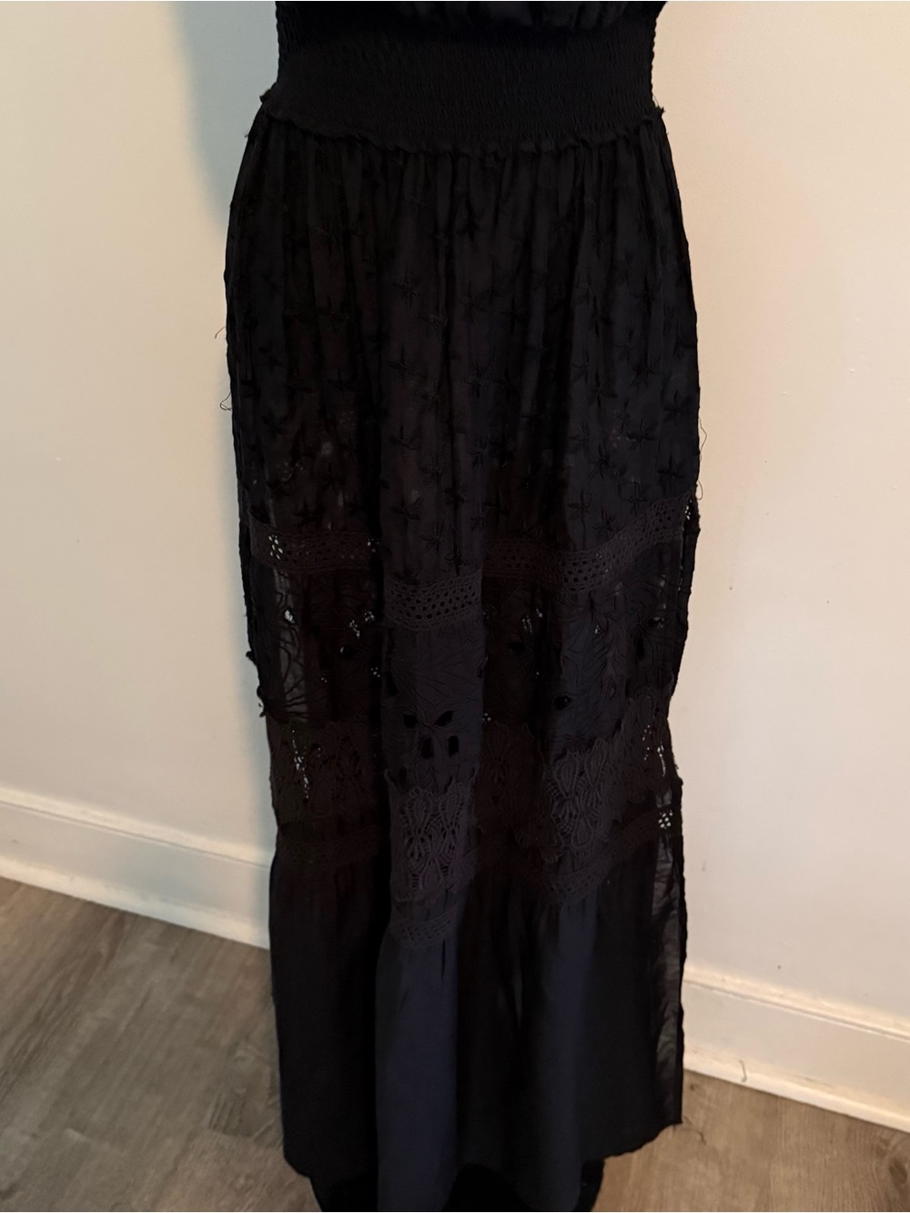 Ramy Brook Cambridge Lace Inset Strapless Dress - Picture 5 of 16